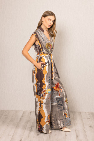 Mirage belted jumpsuit