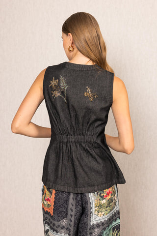 Aster sleeveless waist coat