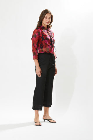 Meadow-Rosa Tie-Up Jacket And Pant Set-INDIASPOPUP.COM