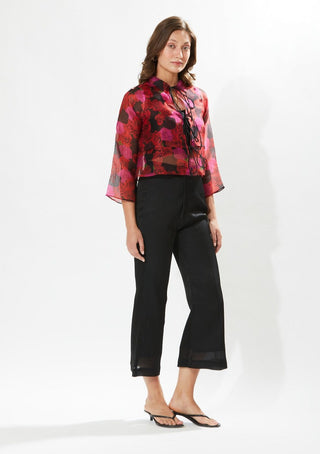 Meadow-Rosa Tie-Up Jacket And Pant Set-INDIASPOPUP.COM