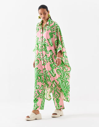 La Paz Front Button Kimono Kurta And Pants by Studio Rigu available on Indiaspopup.com