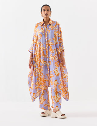 Mojito Front Button Kimono Kurta And Pants by Studio Rigu available on Indiaspopup.com