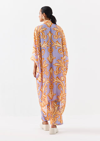 Mojito Front Button Kimono Kurta And Pants by Studio Rigu available on Indiaspopup.com