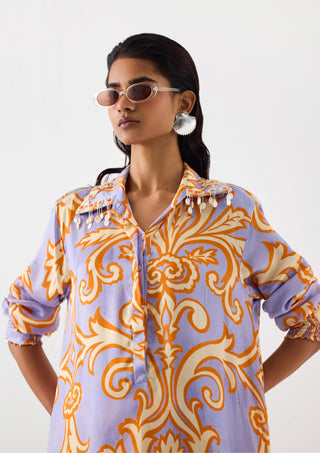 Mojito Asymmetric Shirt And Skirt by Studio Rigu available on Indiaspopup.com