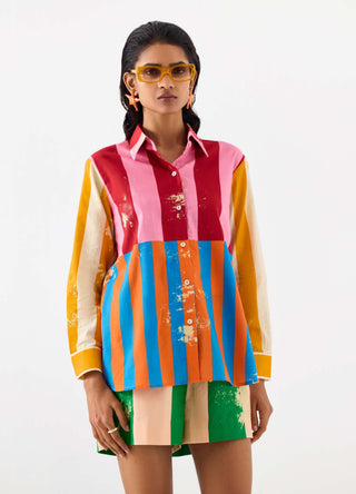 Long Beach Shirt And Shorts by Studio Rigu available on Indiaspopup.com