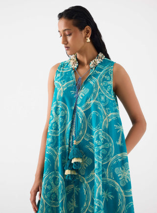 Coconut Palm A-Line Dress by Studio Rigu available on Indiaspopup.com