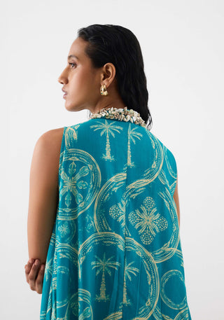 Coconut Palm A-Line Dress by Studio Rigu available on Indiaspopup.com