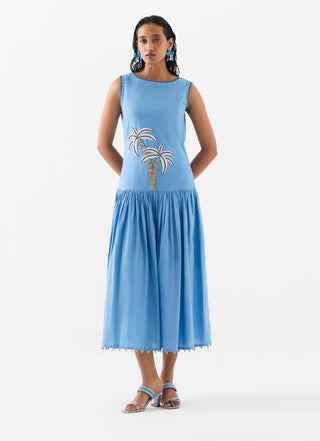 Palm Island Long Dress by Studio Rigu available on Indiaspopup.com