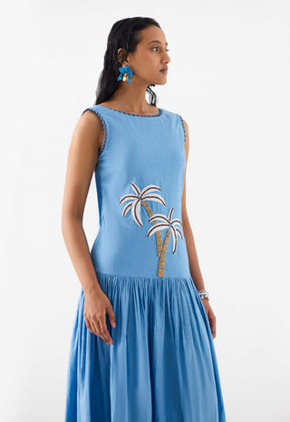Palm Island Long Dress by Studio Rigu available on Indiaspopup.com