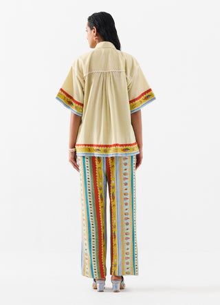 Sea Shell Shirt And Trousers by Studio Rigu available on Indiaspopup.com