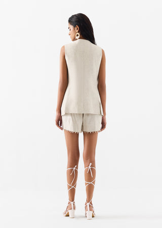 Palm Island Blazer And Shorts by Studio Rigu available on Indiaspopup.com