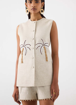Palm Island Blazer And Shorts by Studio Rigu available on Indiaspopup.com