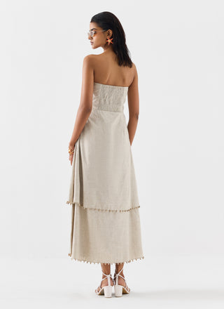 Palm Island Tiered Dress by Studio Rigu available on Indiaspopup.com