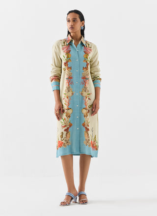 Mapusa Multicolor Shirt Dress by Studio Rigu available on Indiaspopup.com