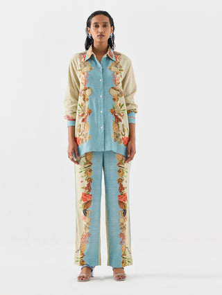 Mapusa Multicolor Shirt And Pants by Studio Rigu available on Indiaspopup.com