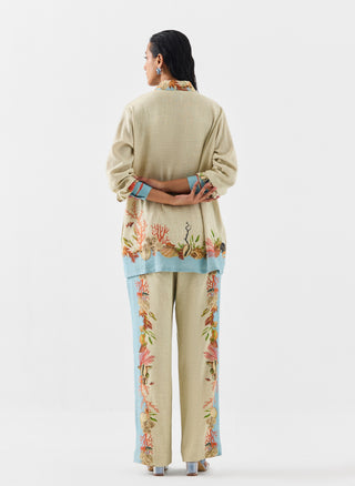 Mapusa Multicolor Shirt And Pants by Studio Rigu available on Indiaspopup.com