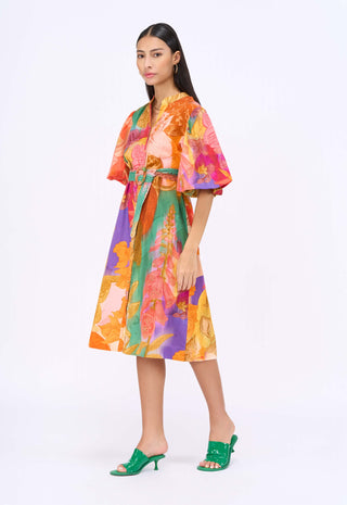 Escape Printed Shirt Dress by Siddhartha Bansal, available on Indiaspopup.com