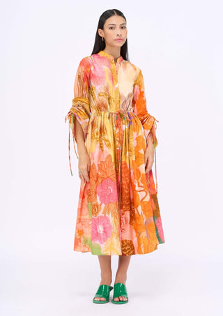 Day Bloom Shirt Dress by Siddhartha Bansal, available on Indiaspopup.com