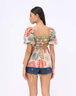 Poet Multicolor Top by Siddhartha Bansal, available on Indiaspopup.com