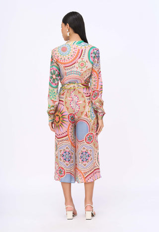 Dream-Catcher Jumpsuit And Belt by Siddhartha Bansal, available on Indiaspopup.com