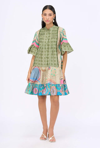 Summer Time Drop Waist Dress by Siddhartha Bansal, available on Indiaspopup.com
