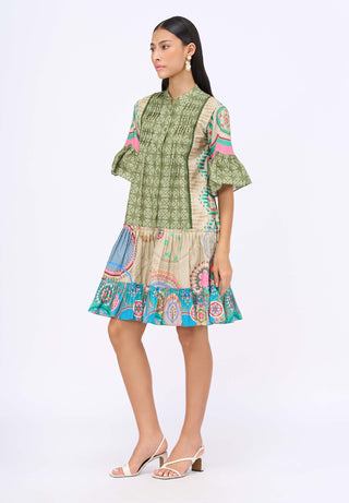 Summer Time Drop Waist Dress by Siddhartha Bansal, available on Indiaspopup.com