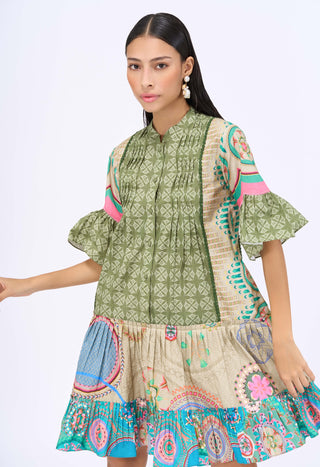 Summer Time Drop Waist Dress by Siddhartha Bansal, available on Indiaspopup.com