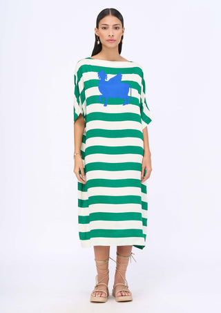 Cabana Multicolor Dolman Dress by Siddhartha Bansal, available on Indiaspopup.com