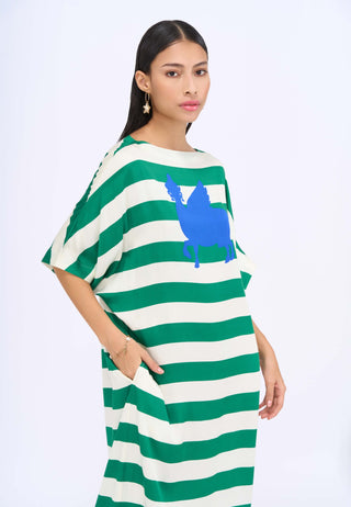 Cabana Multicolor Dolman Dress by Siddhartha Bansal, available on Indiaspopup.com