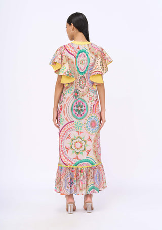 Love Midi Printed Dress by Siddhartha Bansal, available on Indiaspopup.com