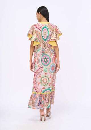 Love Midi Printed Dress by Siddhartha Bansal, available on Indiaspopup.com