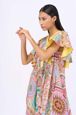 Love Midi Printed Dress by Siddhartha Bansal, available on Indiaspopup.com