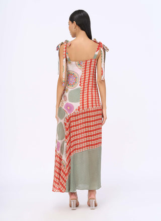 Vouge Girl Rust Dress by Siddhartha Bansal, available on Indiaspopup.com