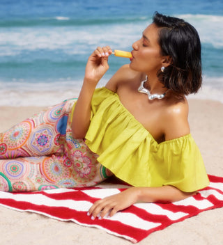 Sunflower Printed Jumpsuit by Siddhartha Bansal, available on Indiaspopup.com