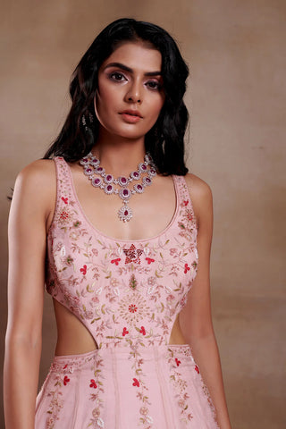 Rose belle pink gown