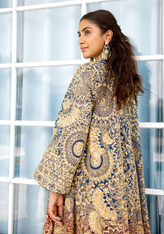 Scarlet desire cape and skirt set