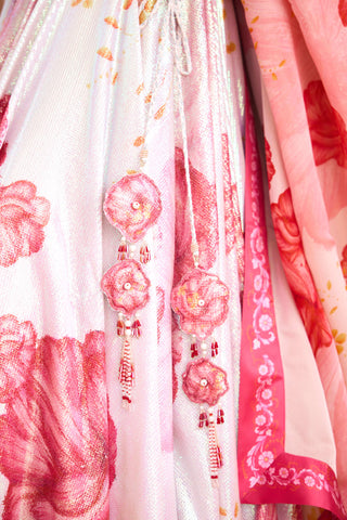 Blush bloom sequence lehenga set