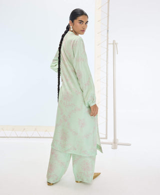 Sea green sophie kurta and pants