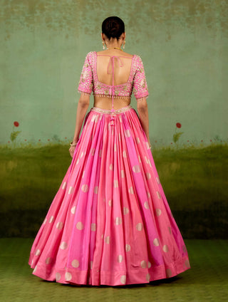 Candy pink lehenga set