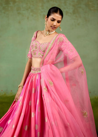 Candy pink lehenga set