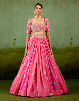 Candy pink lehenga set