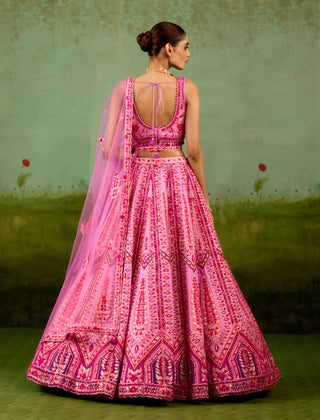 Lavender pink lehenga set