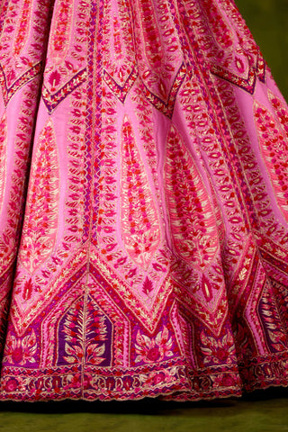 Lavender pink lehenga set