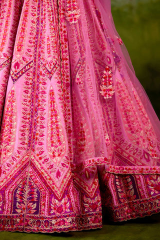 Lavender pink lehenga set