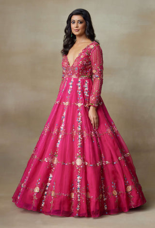 Starling queen pink gown