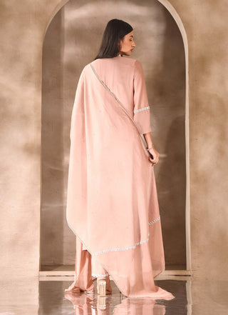 Seema Thukral-Dusty Pink Embellished Kurta Set-INDIASPOPUP.COM