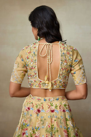 Sunshine haldi lehenga set