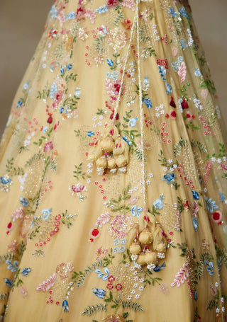 Sunshine haldi lehenga set