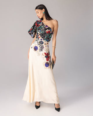 Bianca Multicolor Dress by Saaksha & Kinni available on Indiaspopup.com