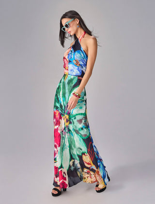 Shailee Multicolor Dress by Saaksha & Kinni available on Indiaspopup.com